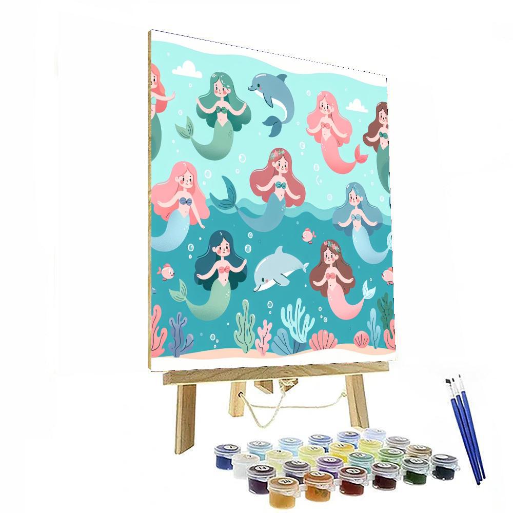 Undersea Mermaid World Paint By Number