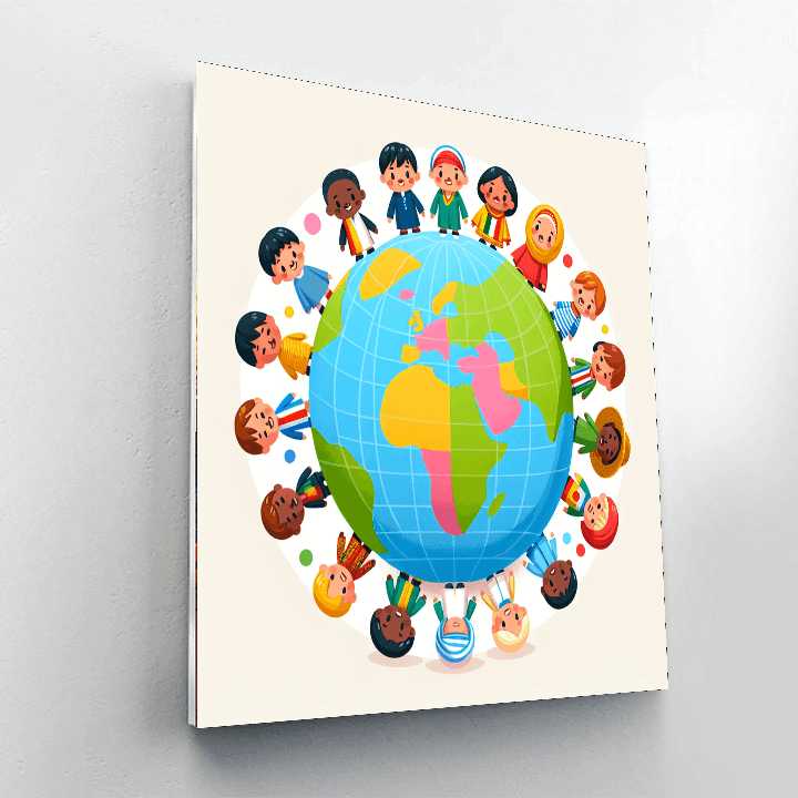 Around The World Voyage Paint By Numbers