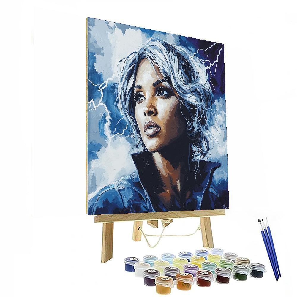 Halle Berry: Storm's Gale Of Electrifying Talent Numbered Painting Kits