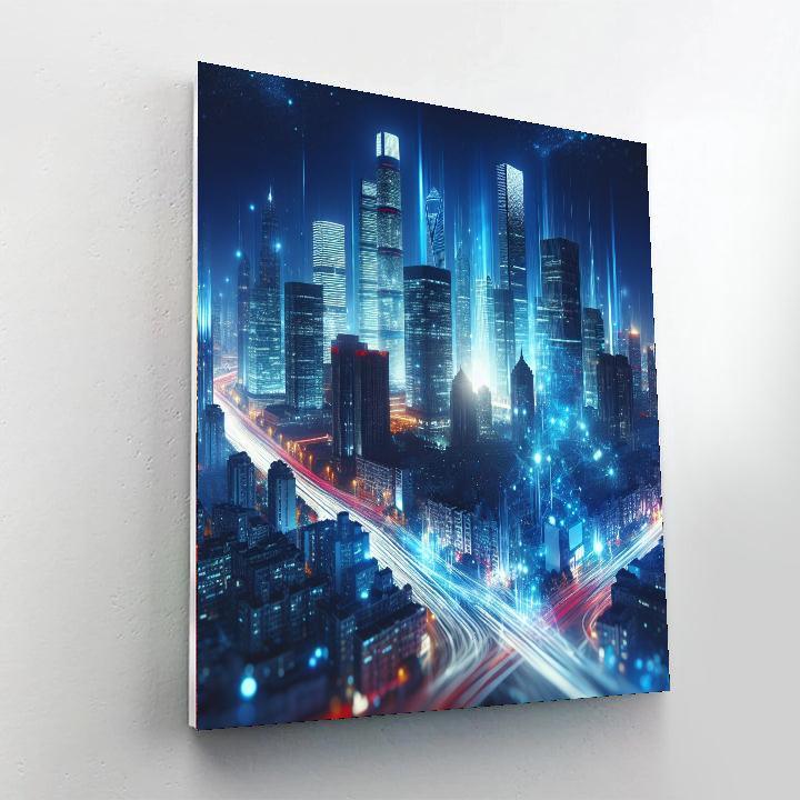 Metropolitan Nightlights Paint By Numbers Art