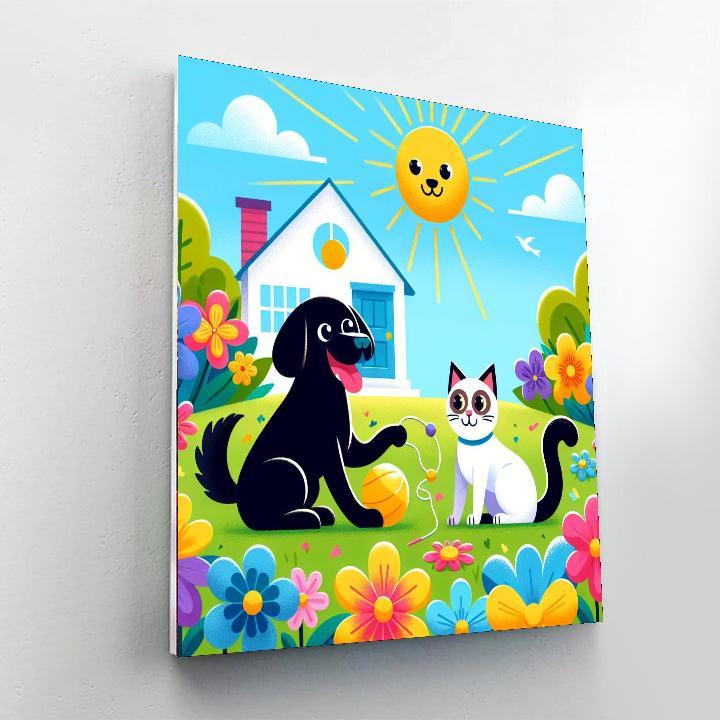 Cuddly Pet Adventures Paint By Numbers