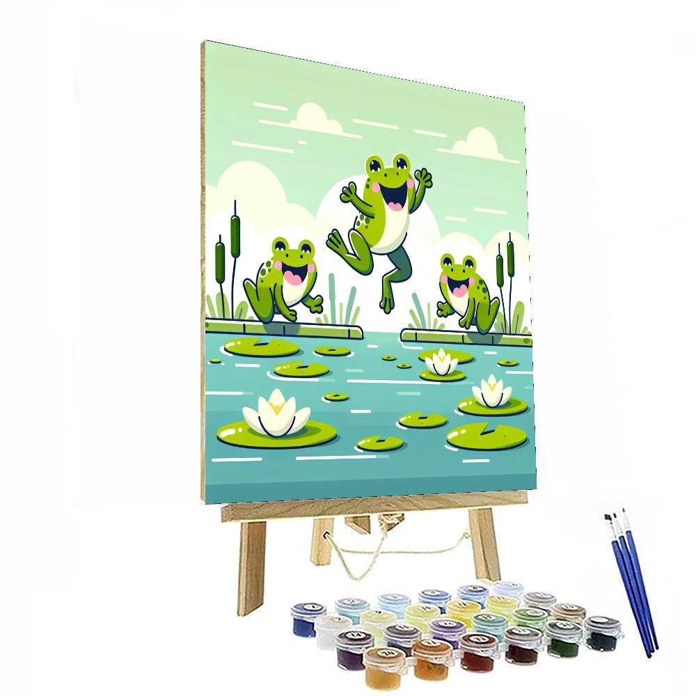 Hopping Frog's Pond Party Paint By Color