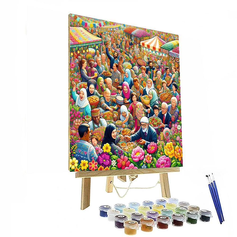 Sunny Spring Festival Paint By Number
