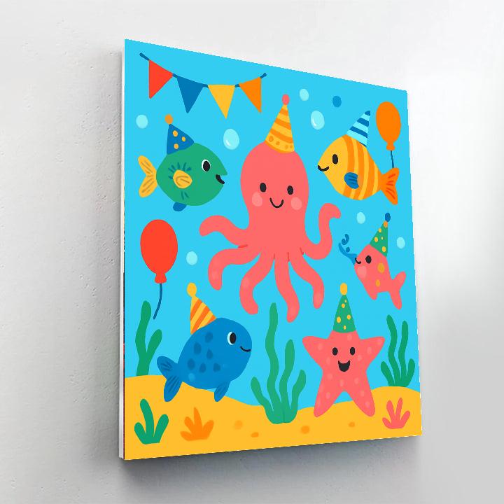 Charming Undersea Gala DIY Paint By Numbers