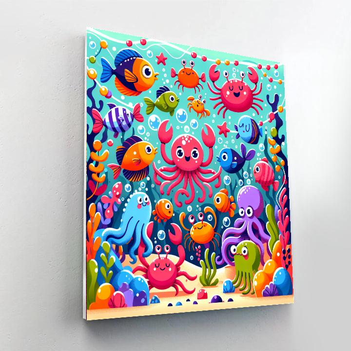 Under The Sea Festival Numbered Painting Kits