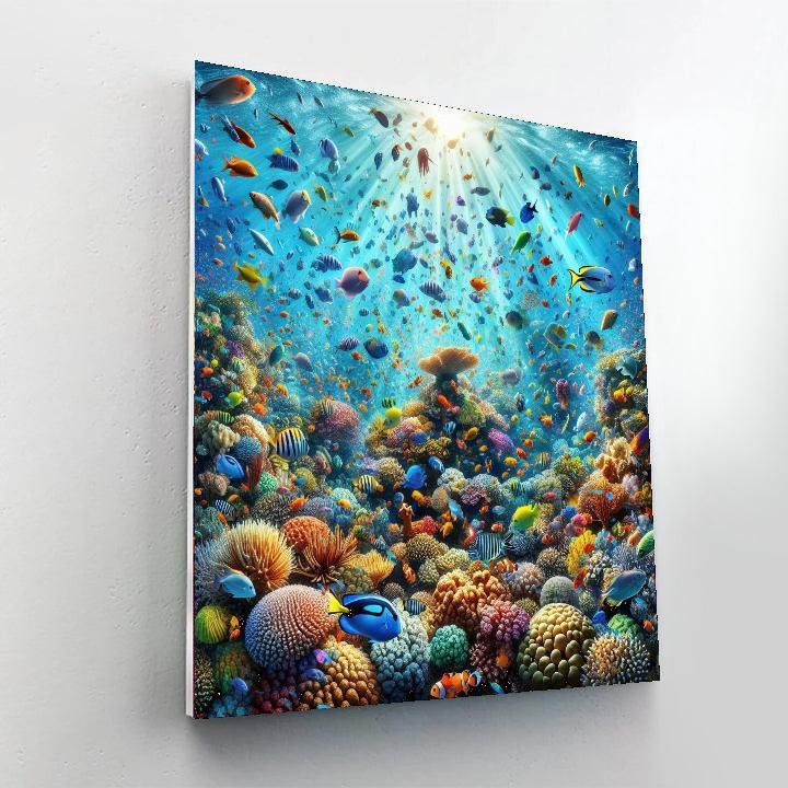 Tropical Fish Paradise Paint By Number