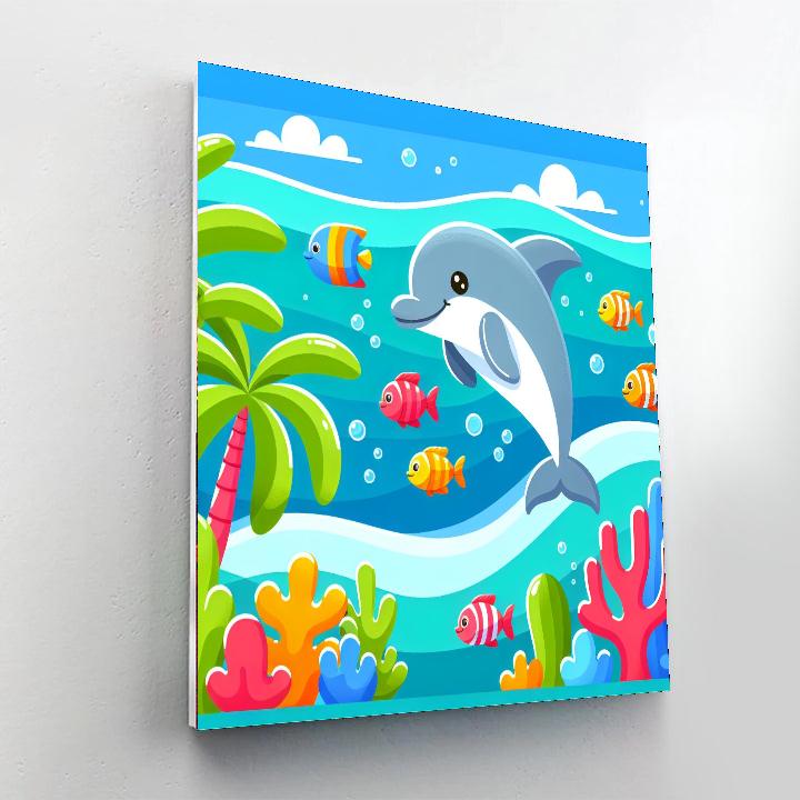 Vibrant Ocean Explorer Number Painting