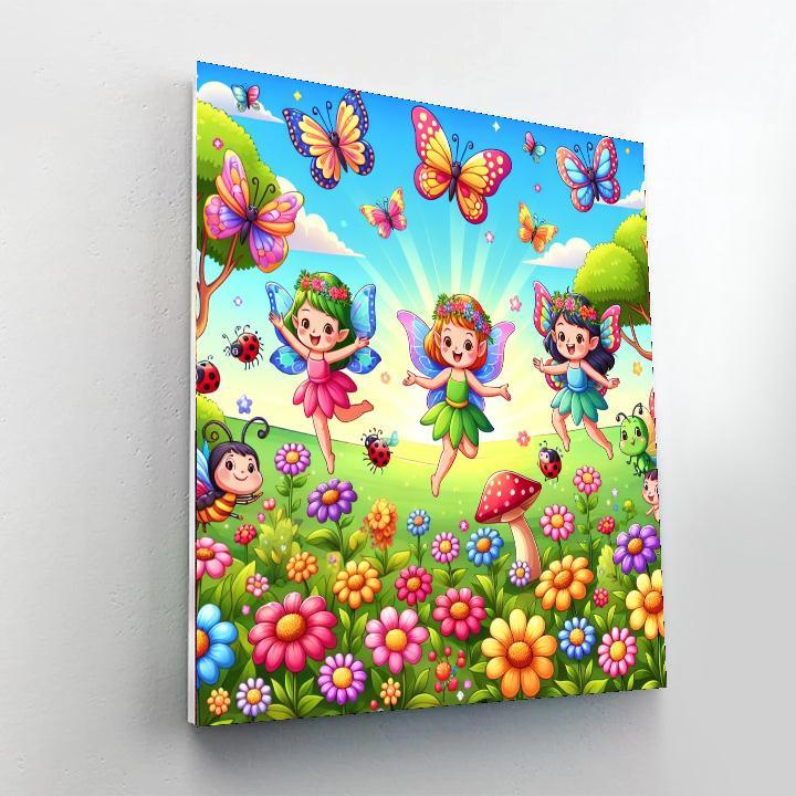 Magical Fairy Gardens Painting By Numbers Kit