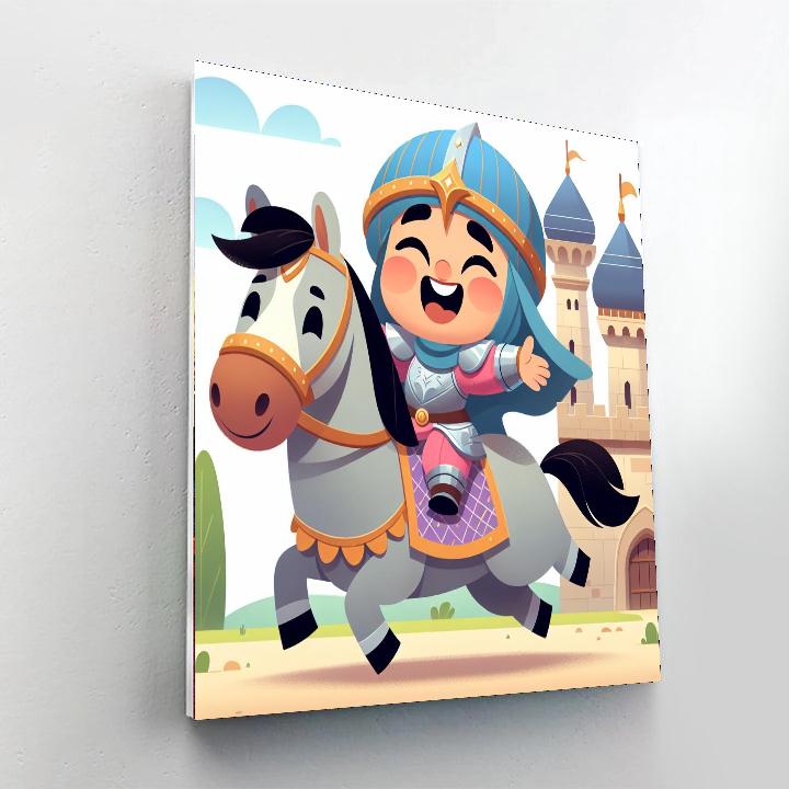 Adventurous Knight Paint By Numbers Art