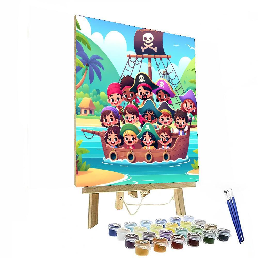 Pirate Crew Adventure Painting By Numbers Kit