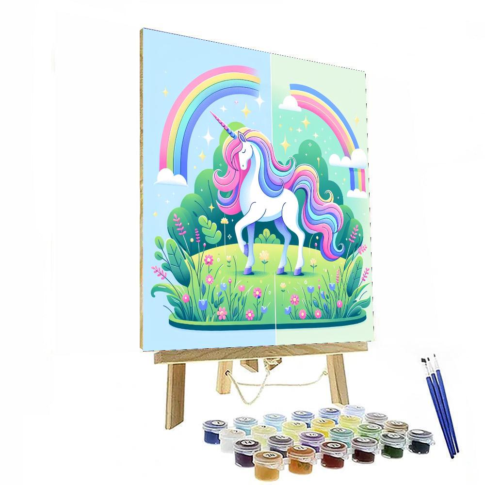 Magic Unicorn Meadow Paint By Numbers