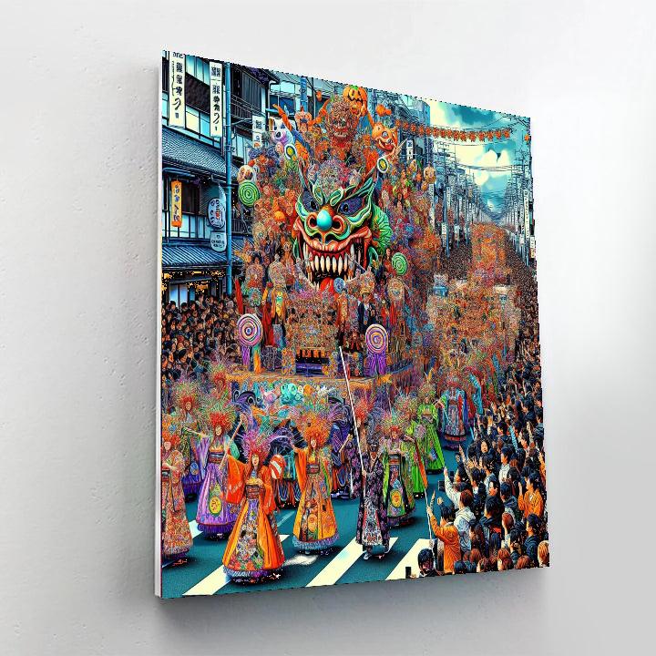 Kawasaki Halloween Parade - Kawasaki, Japan Painting Number Kit