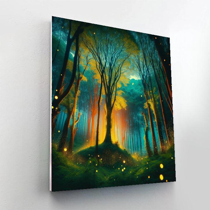Enchanted Forest Glow Paint By Numbers