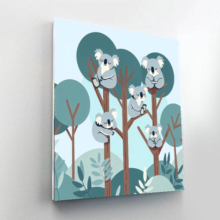 Caring Koala Community Painting By Numbers Kit