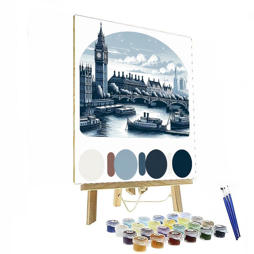 London's Timeless Skyline - DIY Painting By Numbers Kit – Artistry Rack