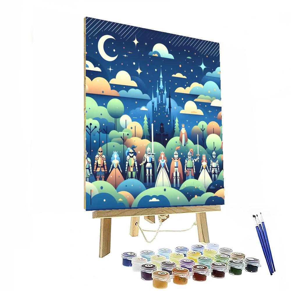 Starlit Storybook Land Painting By Numbers Kit