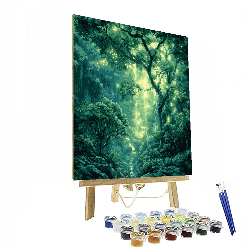 William Blake Inspired Sacred Grove  Paint By Numbers