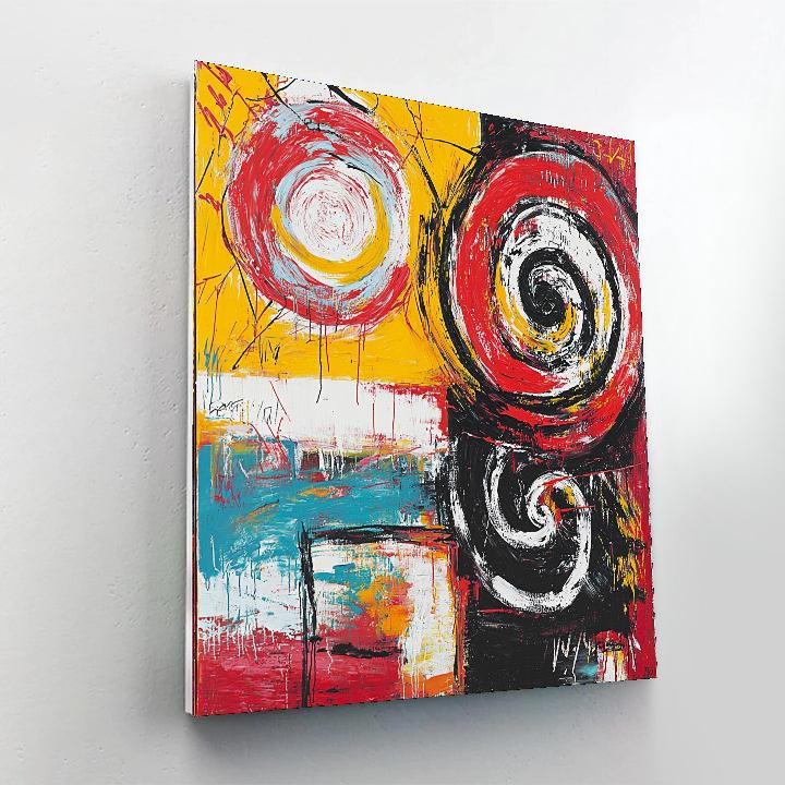 Jean-Michel Basquiat Inspired Rhythms Of Existence  Paint By Numbers Kits