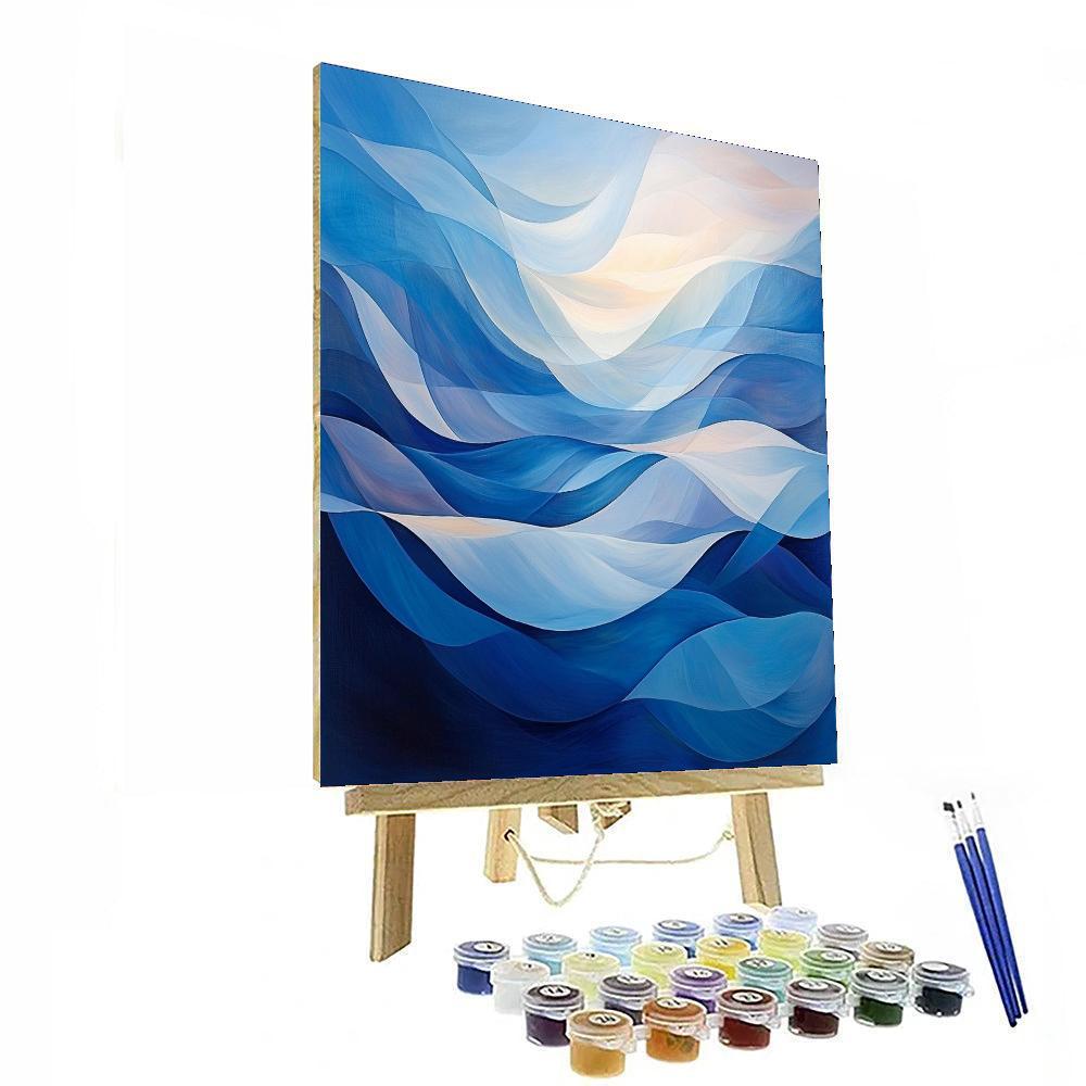 Michelangelo Inspired Cosmic Breeze  Painting Number Kit