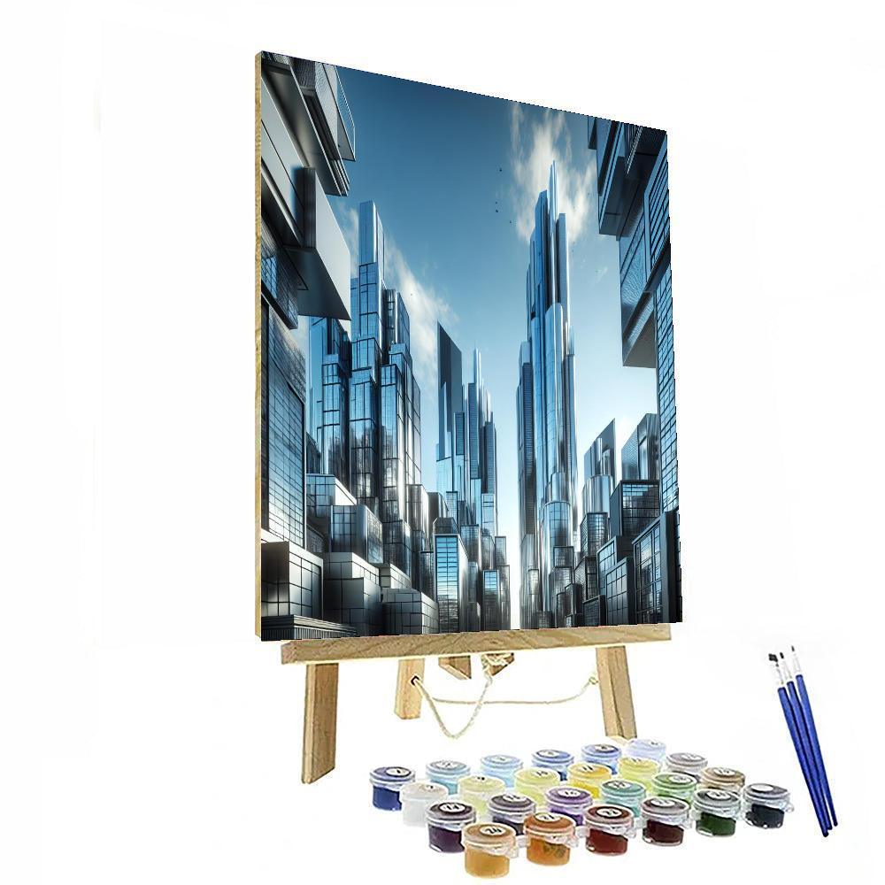 Urban Skylight Perspective Paint By Color