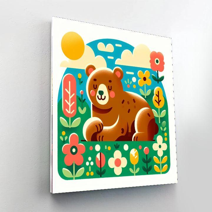 Fun Loving Bear Paint By Numbers Kits