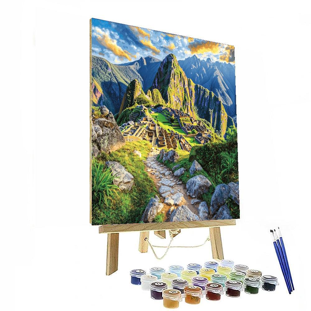 Hiking The Inca Trail To Machu Picchu Paint By Color