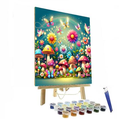 Festive Fairy Garden Number Painting