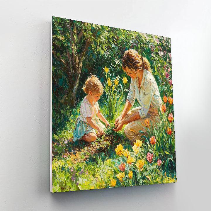 Mom's Garden Sanctuary DIY Paint By Numbers