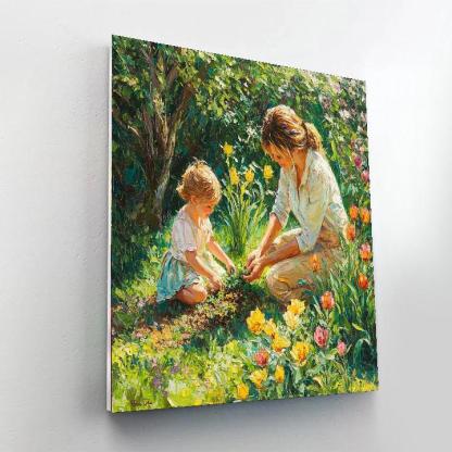 Mom's Garden Sanctuary DIY Paint By Numbers