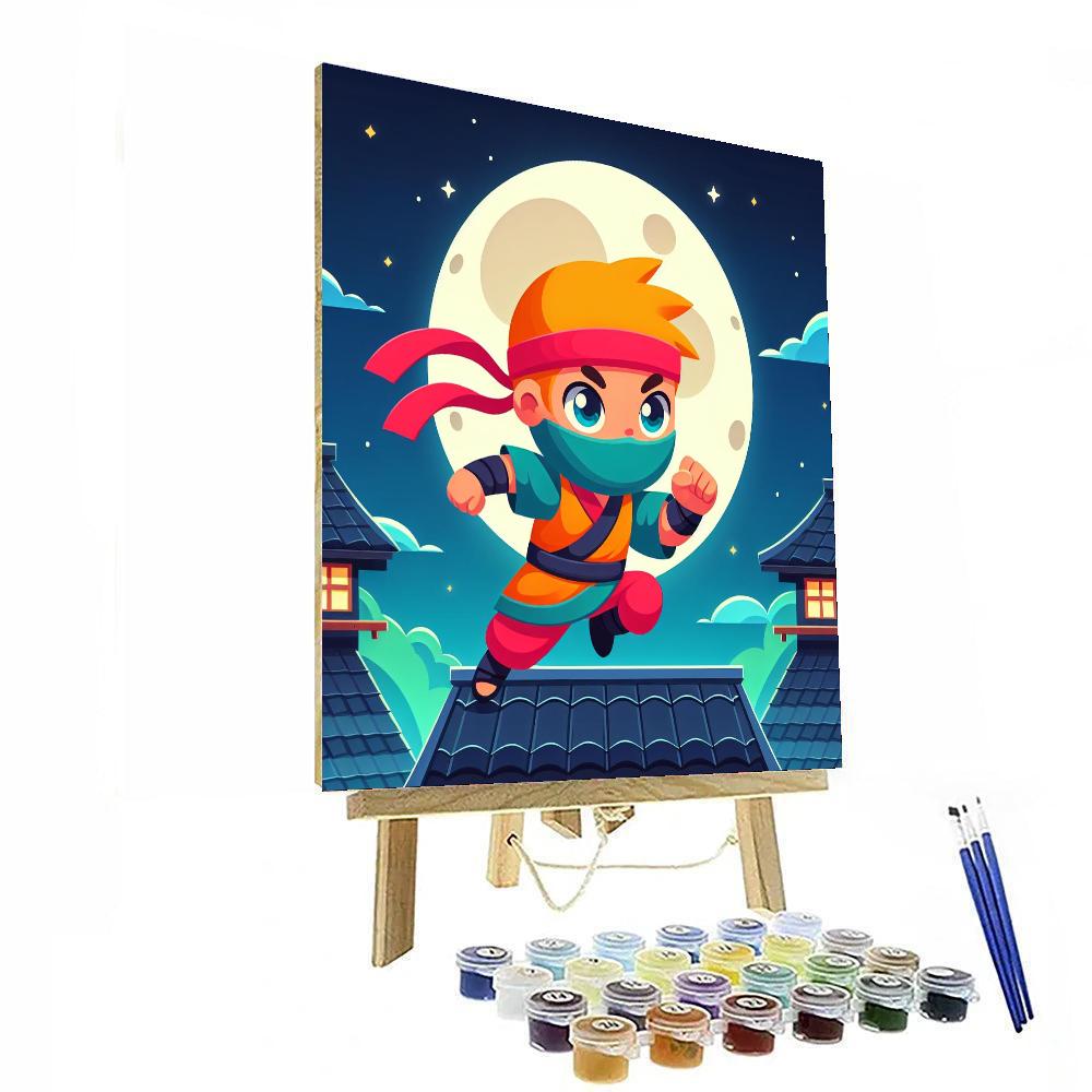 Ninja's Secret Mission Numbered Painting Kits