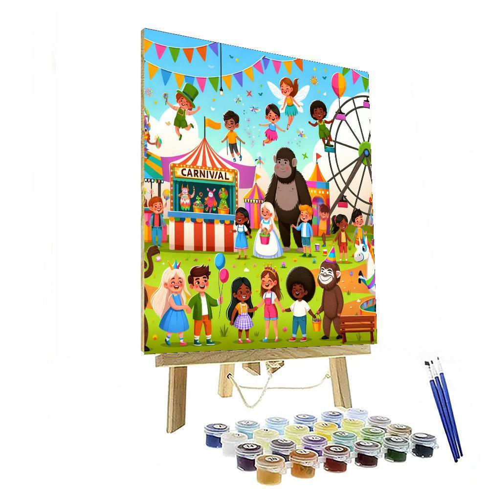 Fairy Tale Carnival Paint By Numbers Art