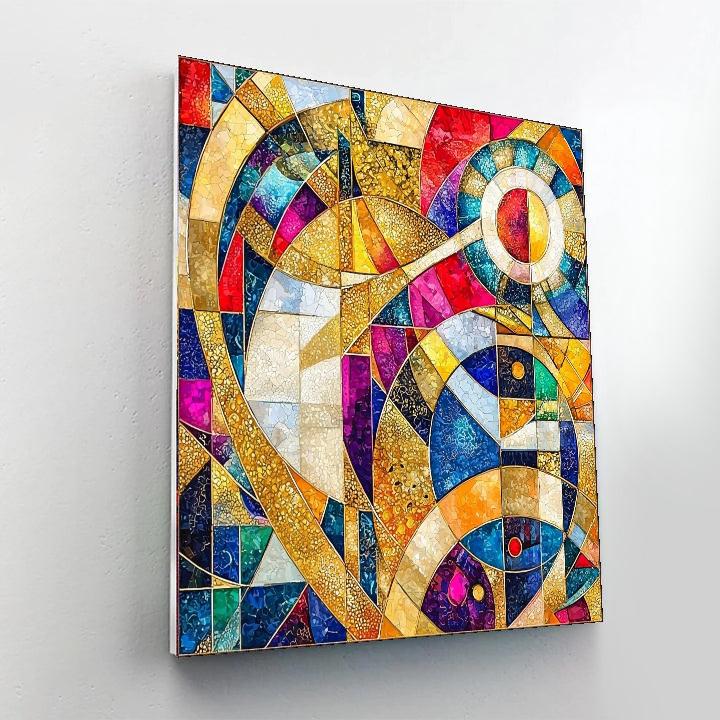 Gustav Klimt Inspired Intricate Kaleidoscope Dreams  Painting Number Kit