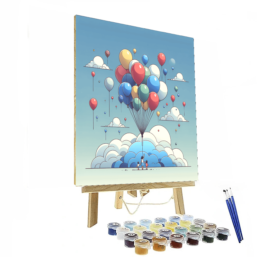 Balloon Festival DIY Paint By Numbers