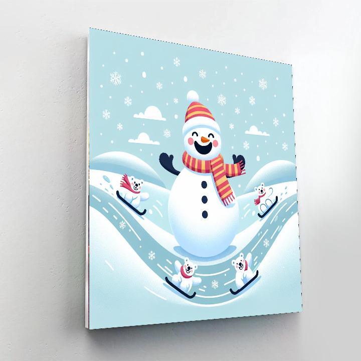 Wonderful Winter Tales Painting Number Kit