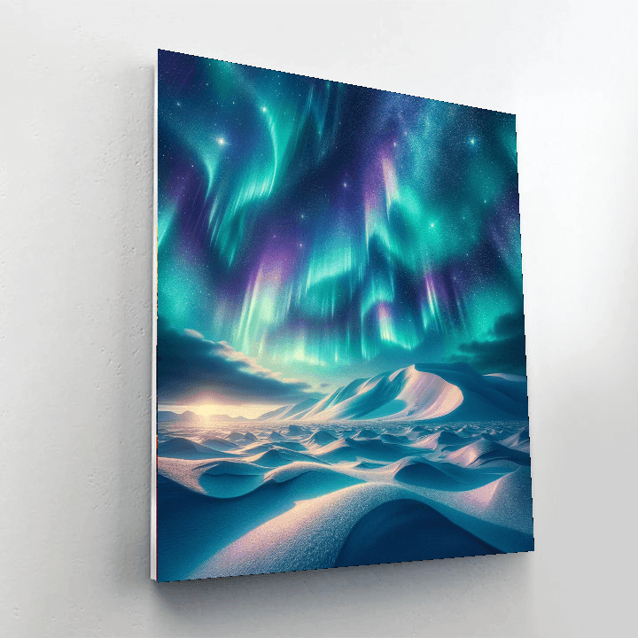 Polar Light Show DIY Paint By Numbers