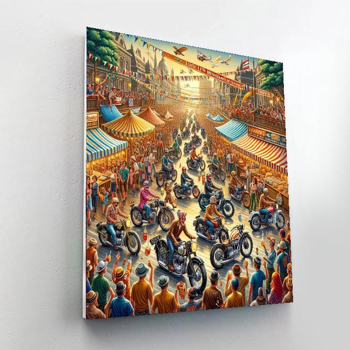 Harley Davidson 115th Anniversary - Usa Number Painting