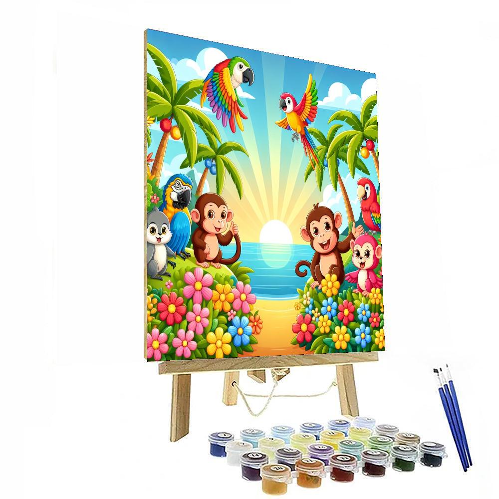 Adventure On Fantasy Island Painting Number Kit