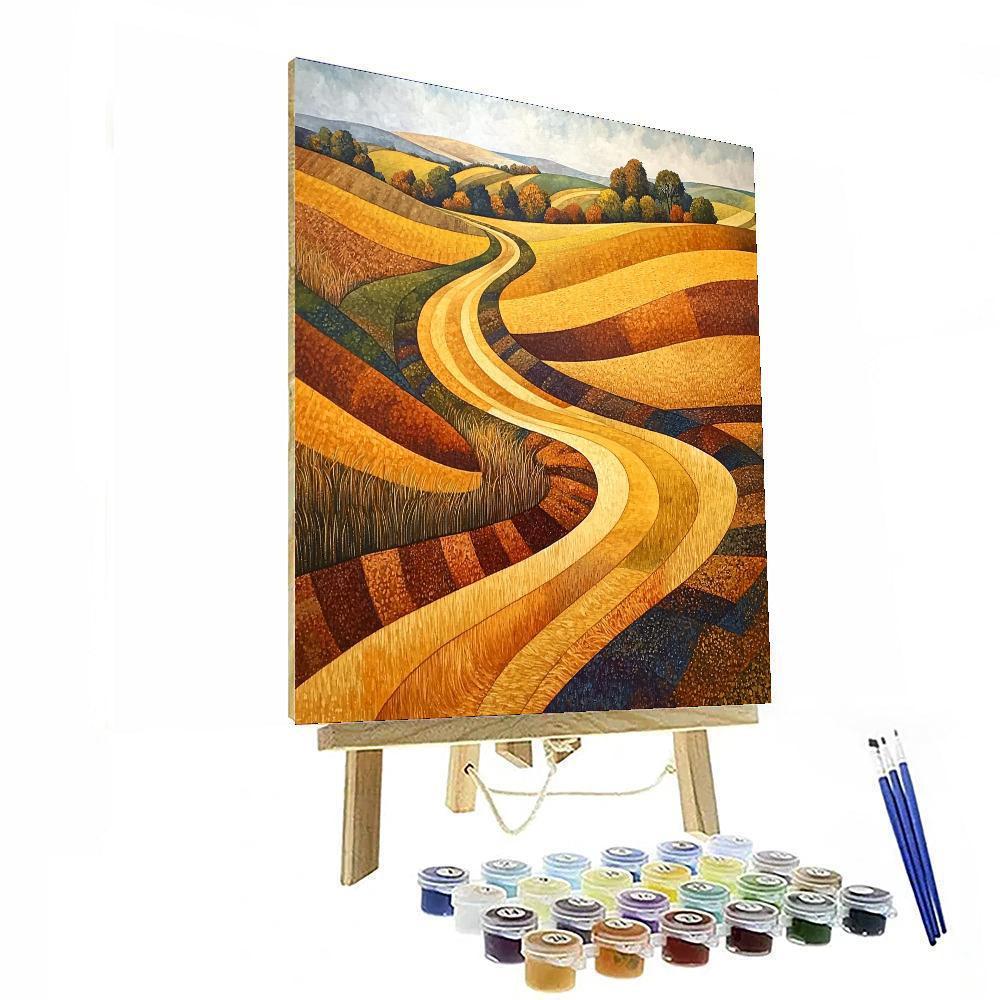 Nandalal Bose Inspired Song Of The Harvest Wind  Paint By Number