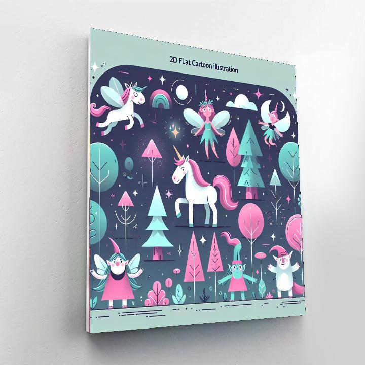 Enchanted Encounters Painting Number Kit