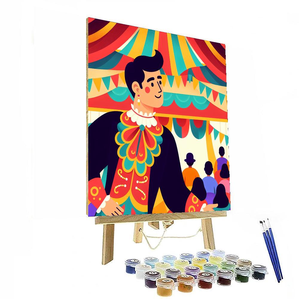 Circus Acrobat Show DIY Paint By Numbers