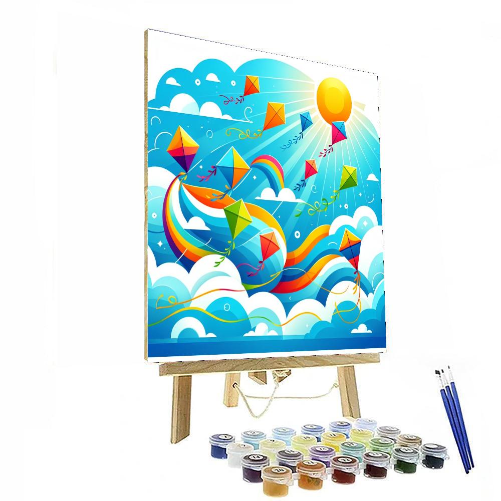 Kite Adventure Numbered Painting Kits