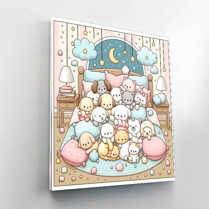 Dreamy Animal Friends Numbered Painting Kits