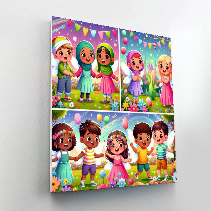 Adventure At The Fairy Festival Painting Number Kit