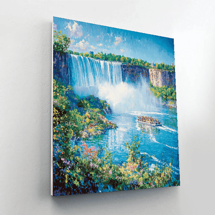 Niagara Falls DIY Paint By Numbers