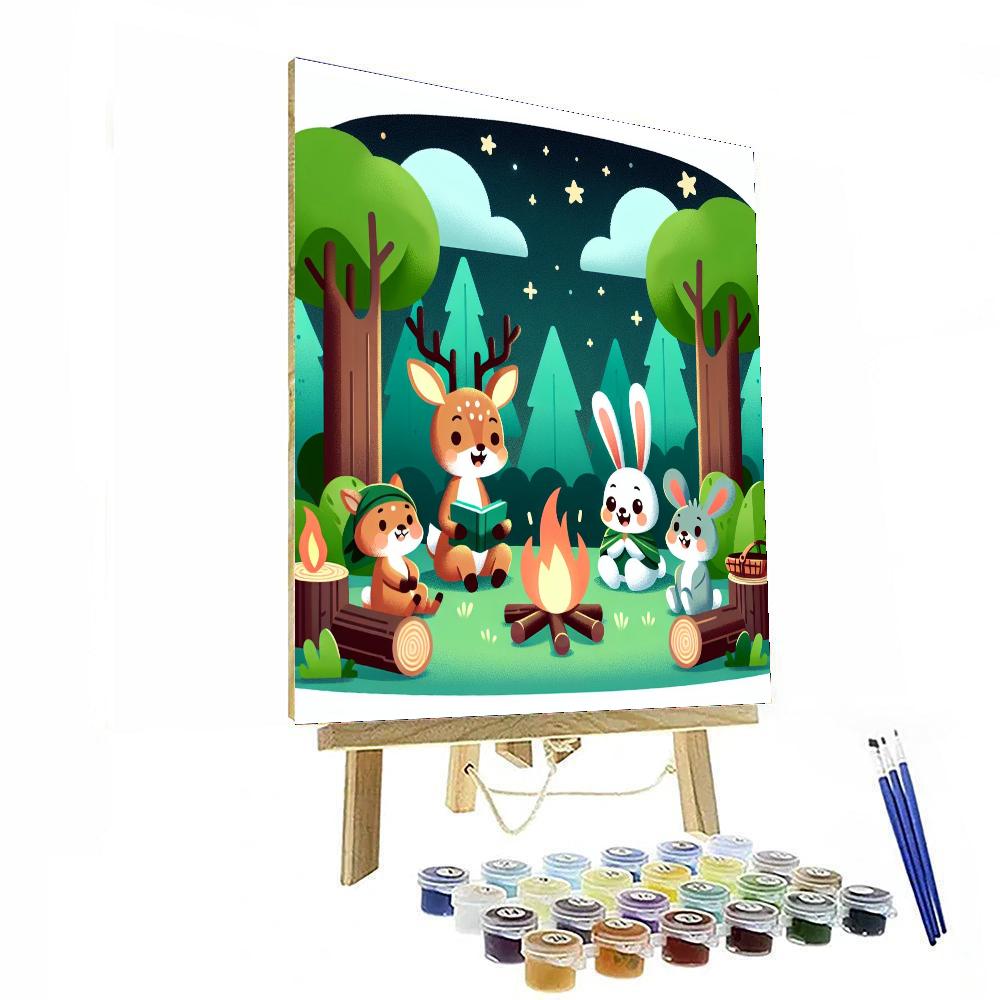 Timberland Tails Paint By Numbers Art