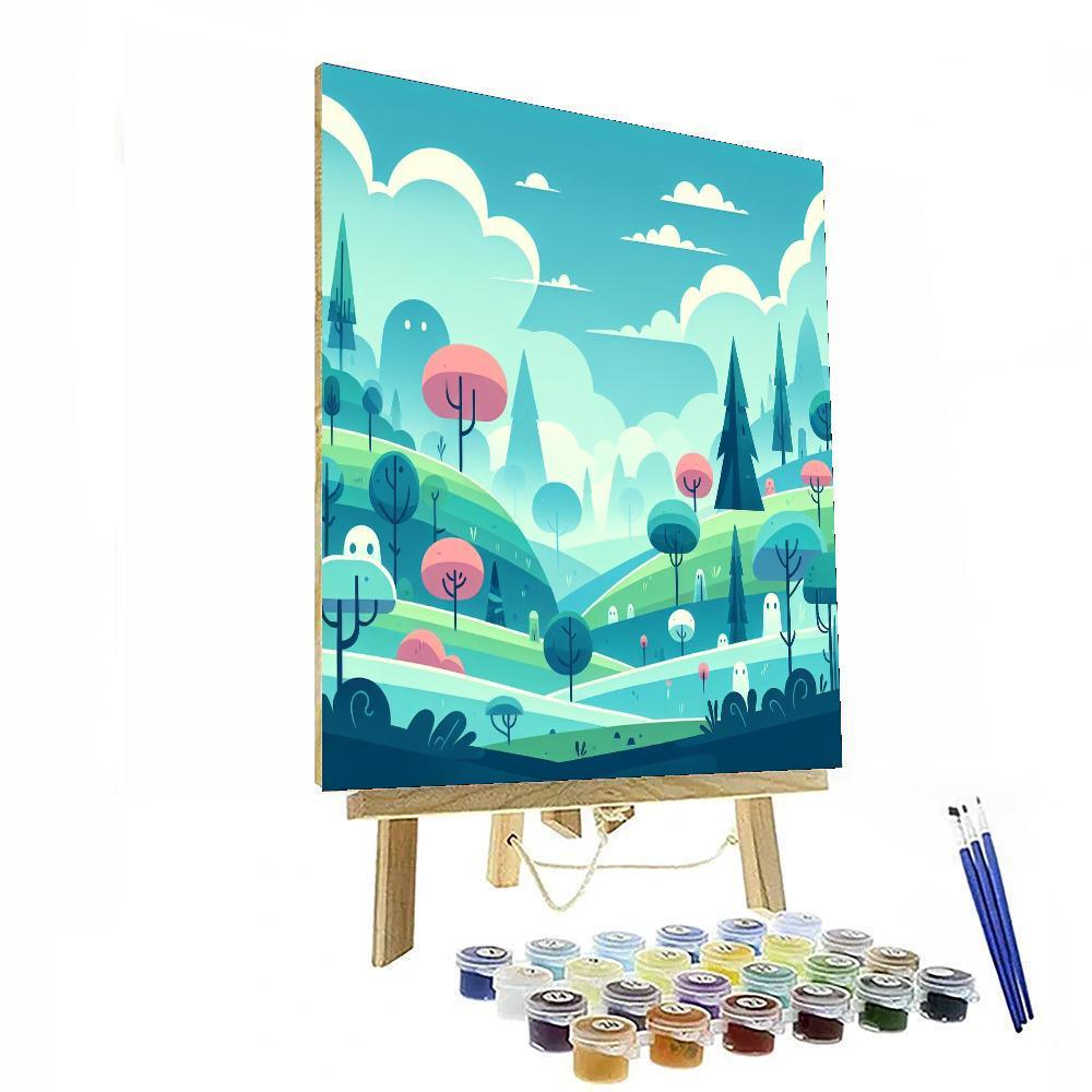 Enchanted Emerald Enclave Paint By Color