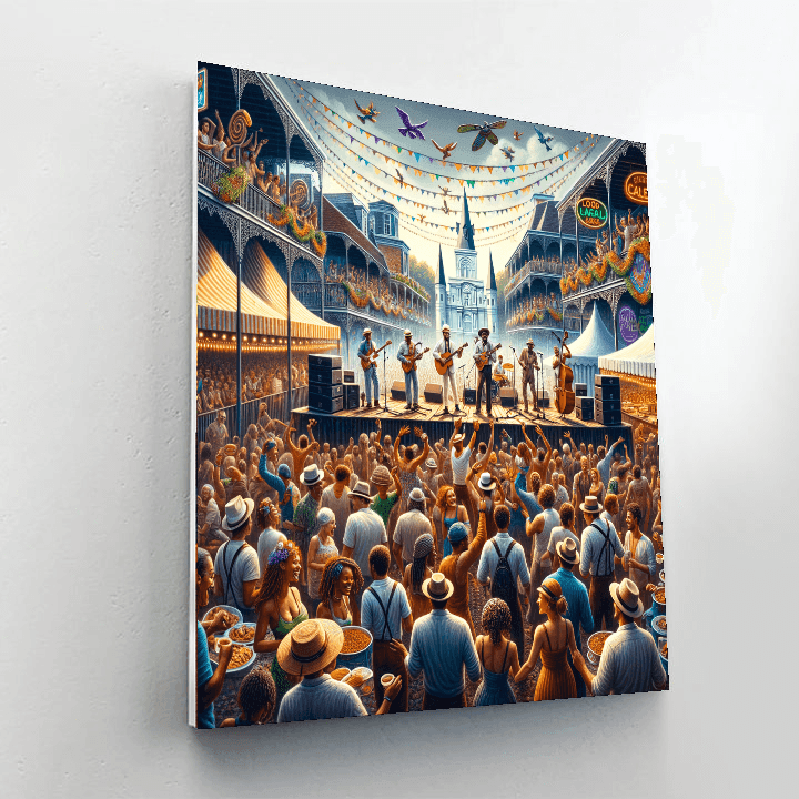 New Orleans Jazz & Heritage Festival Paint By Numbers Kits