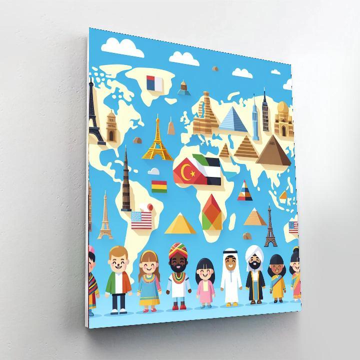 World Traveler Journey Paint By Number