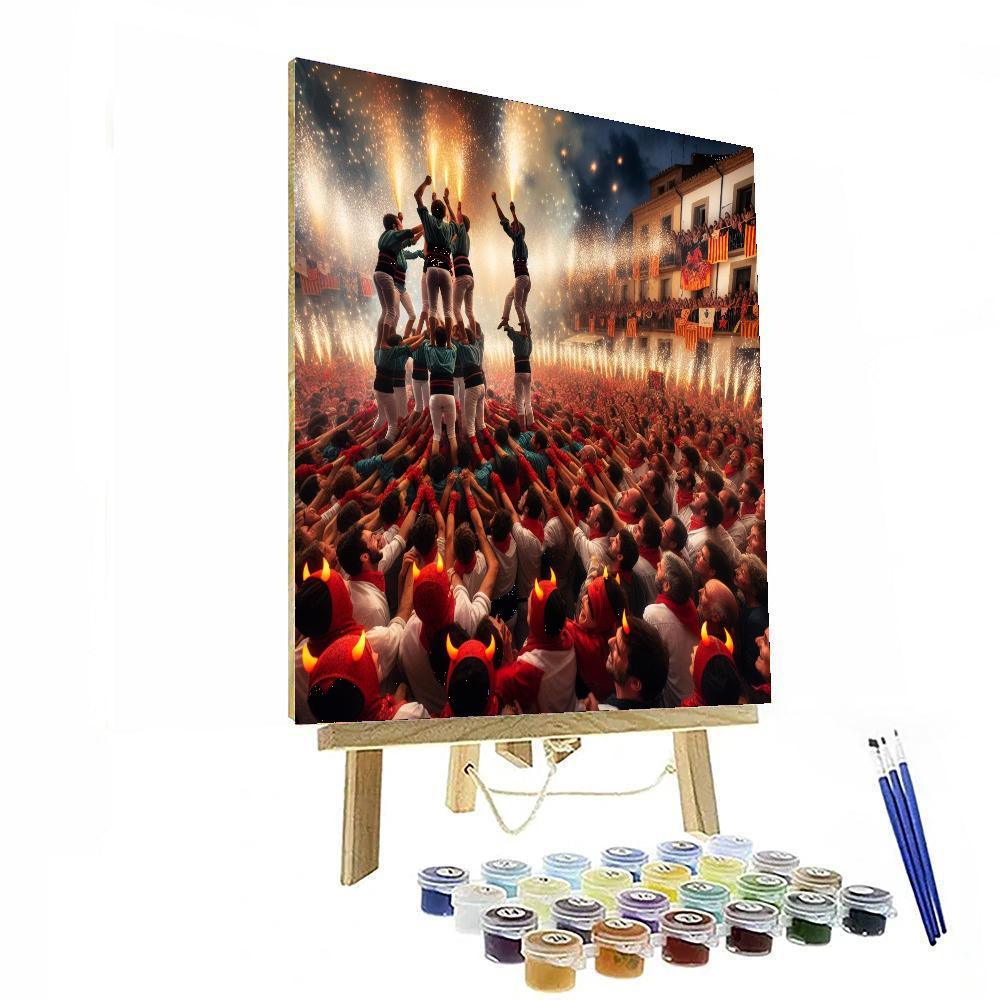 La Mercè Festival - Barcelona, Spain Paint By Number