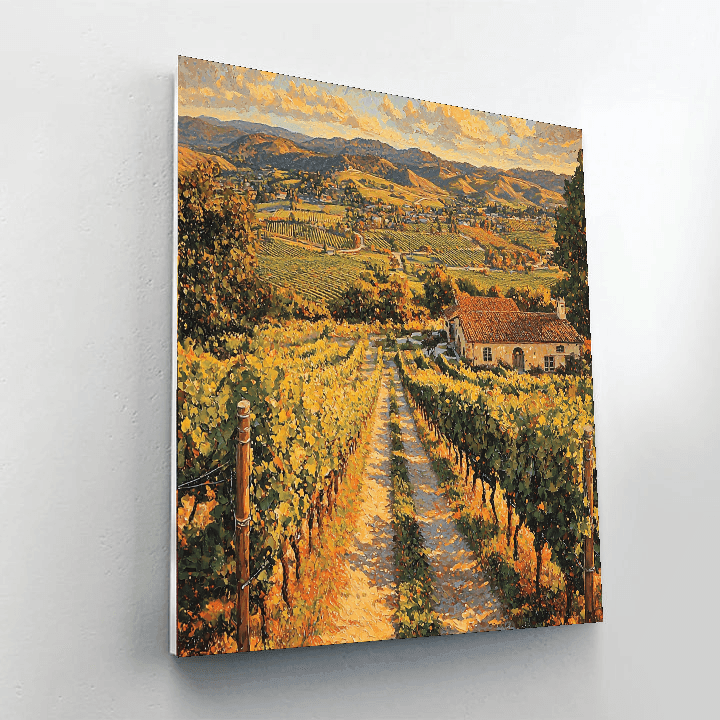Napa Valley Vineyards - California Paint By Numbers